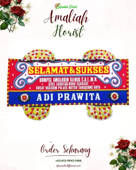 Papan Bunga Ucapan Selamat Padaleu